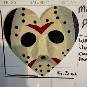 Heart-Shaped Jason Mask Art